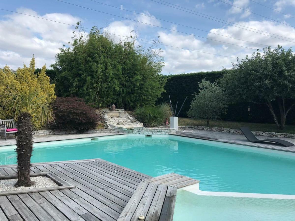 t2 indépendant dans maison avec piscine proche bordeaux Eysines Extérieur photo
